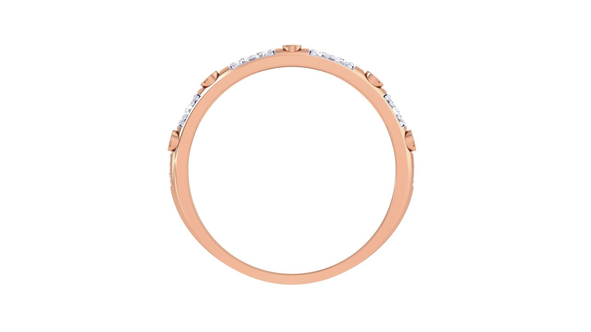 Screw Head on Wire High Jewelry Diamond Cocktail Ring 3dm stl 3D print model_12