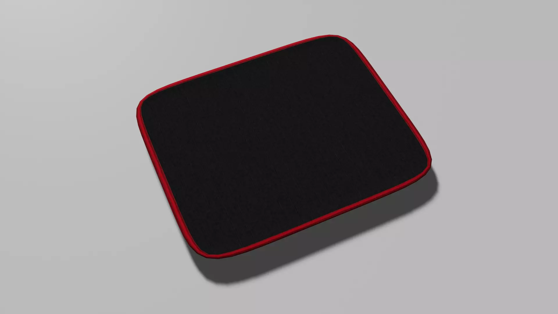Mouse Pad Low Poly  Low-poly 3D model_0
