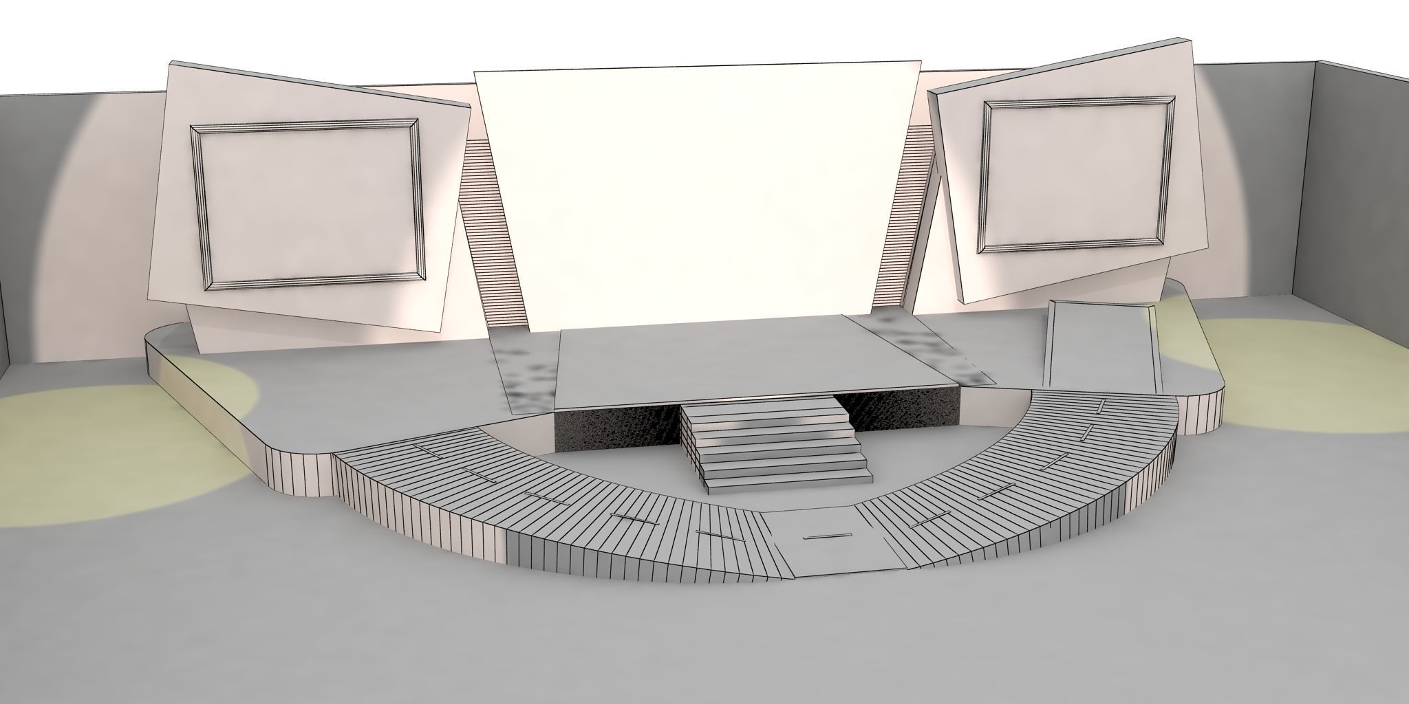  Special Car Launch Stage 106  Low-poly 3D model_5