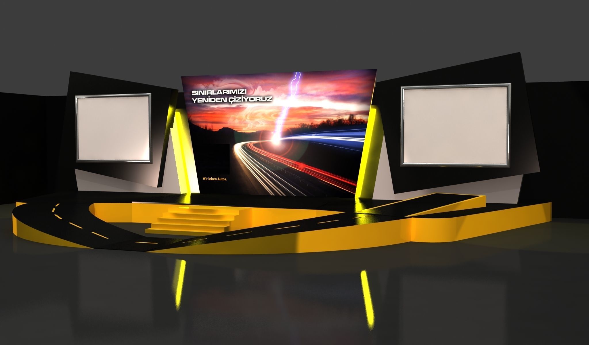  Special Car Launch Stage 106  Low-poly 3D model_2