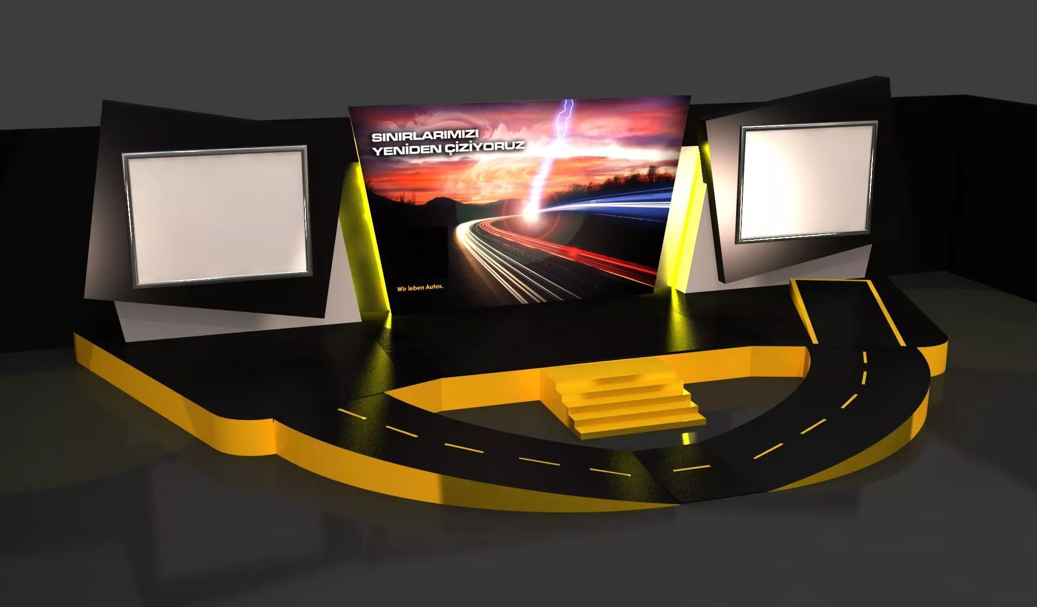  Special Car Launch Stage 106  Low-poly 3D model_0