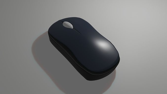 Mouse Low Poly Low-poly 3D model