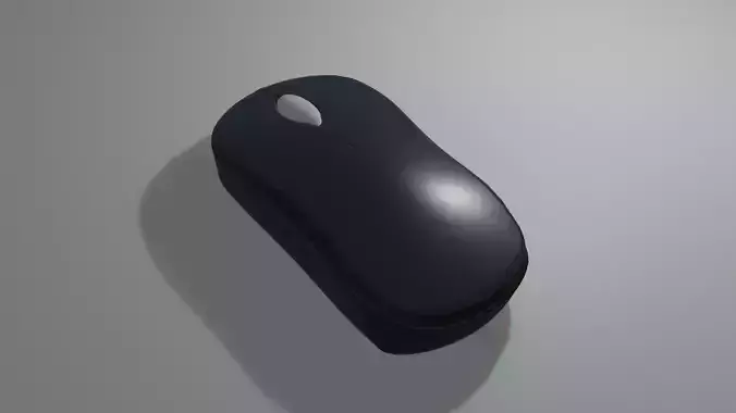 Mouse Low Poly Low-poly 3D model