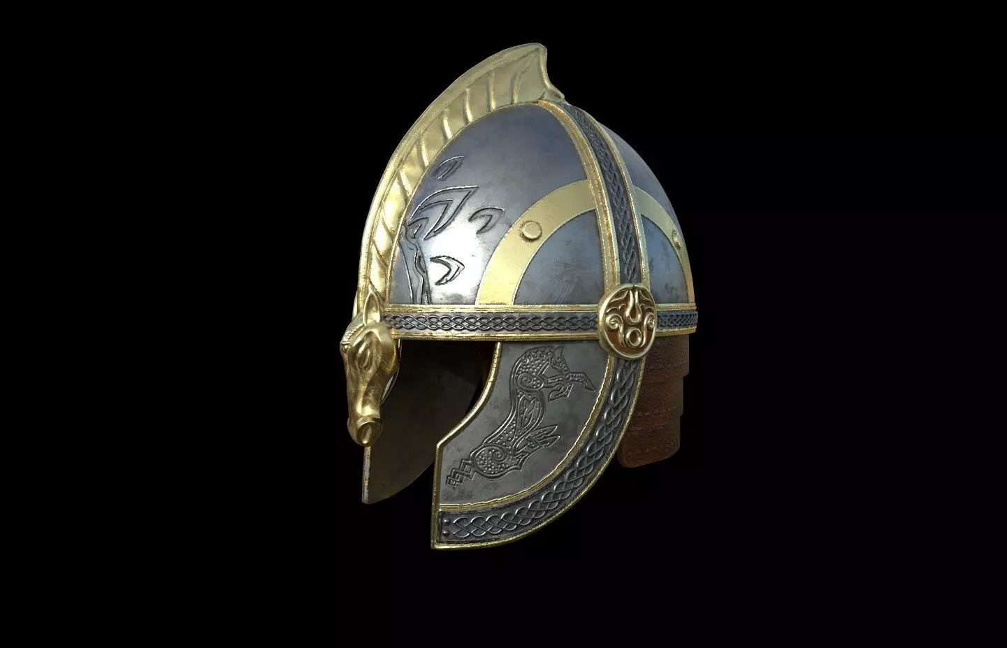 Eomer of Rohan Helmet 3d digital download 3D print model_0