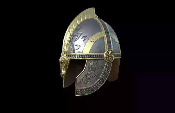 Eomer of Rohan Helmet 3d digital download 3D print model