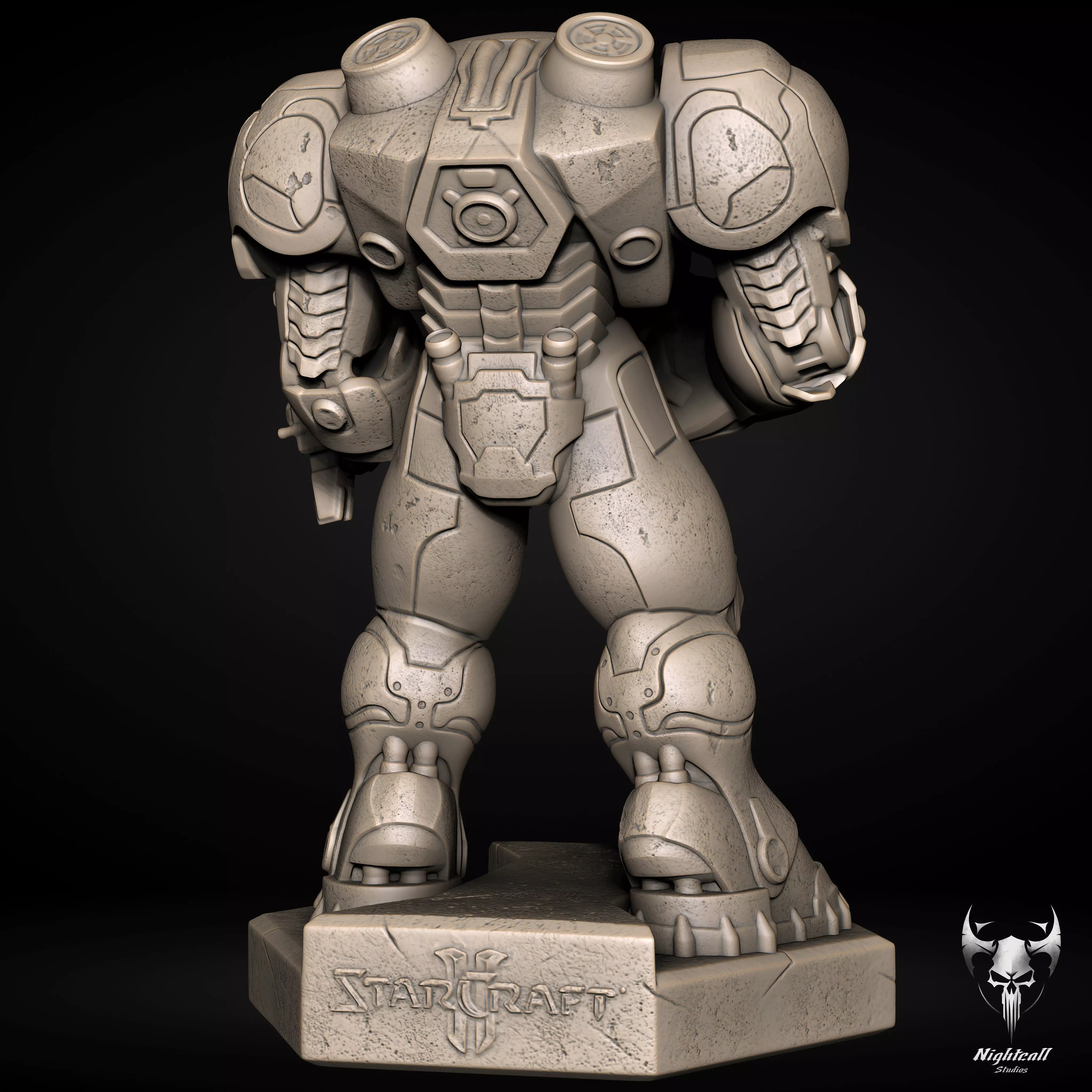 Starcraft Marine 3D Print Model  3D print model_4