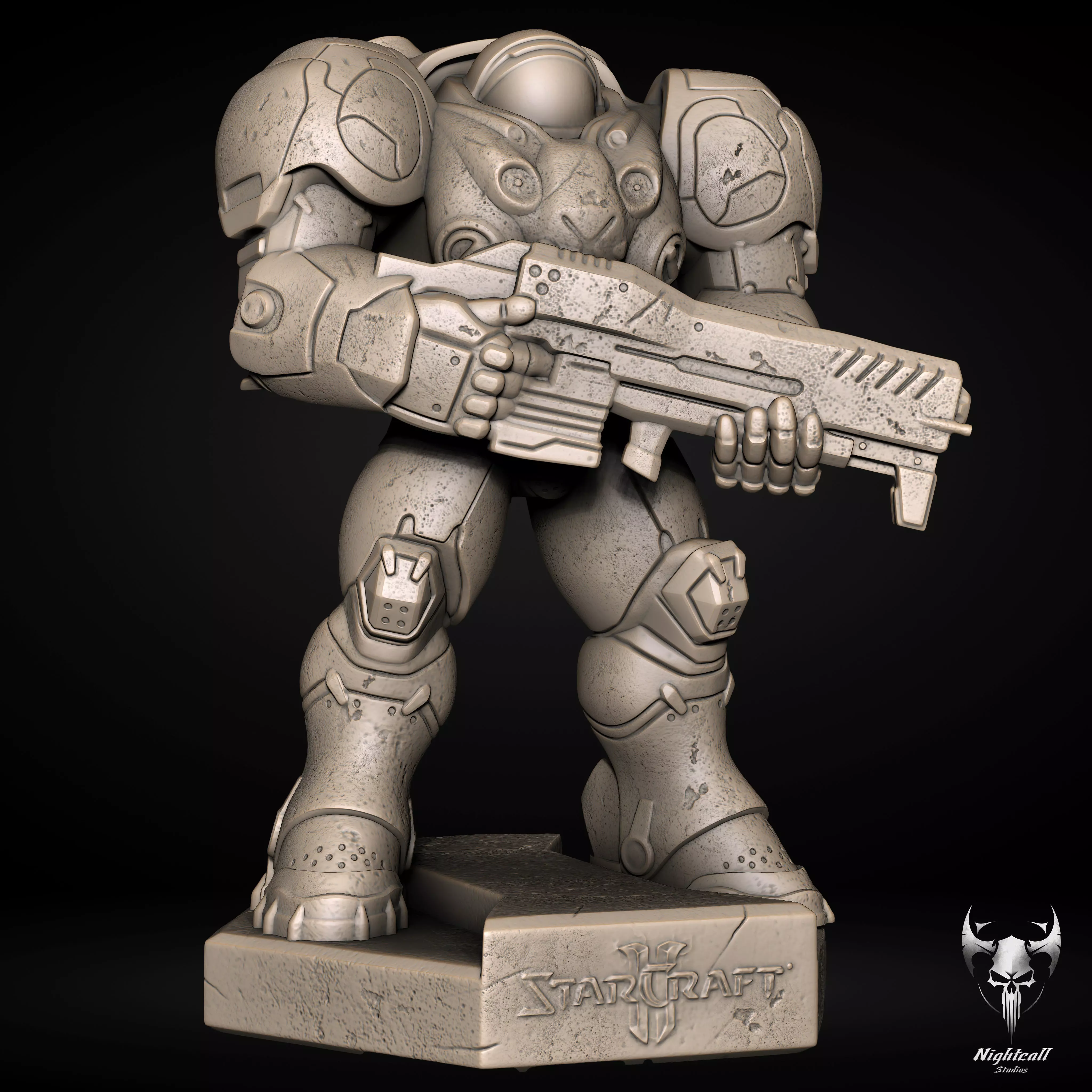 Starcraft Marine 3D Print Model  3D print model_1
