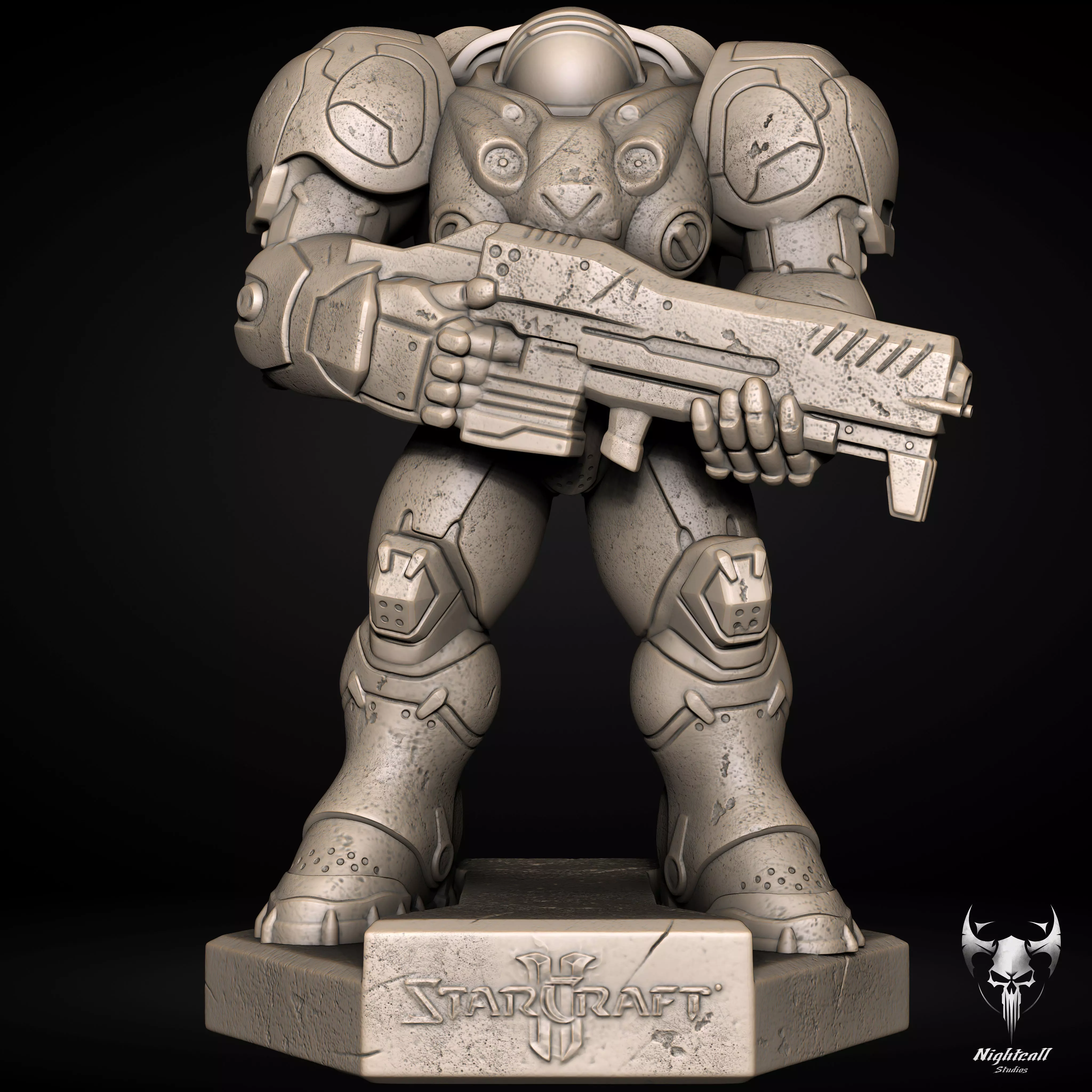 Starcraft Marine 3D Print Model  3D print model_0