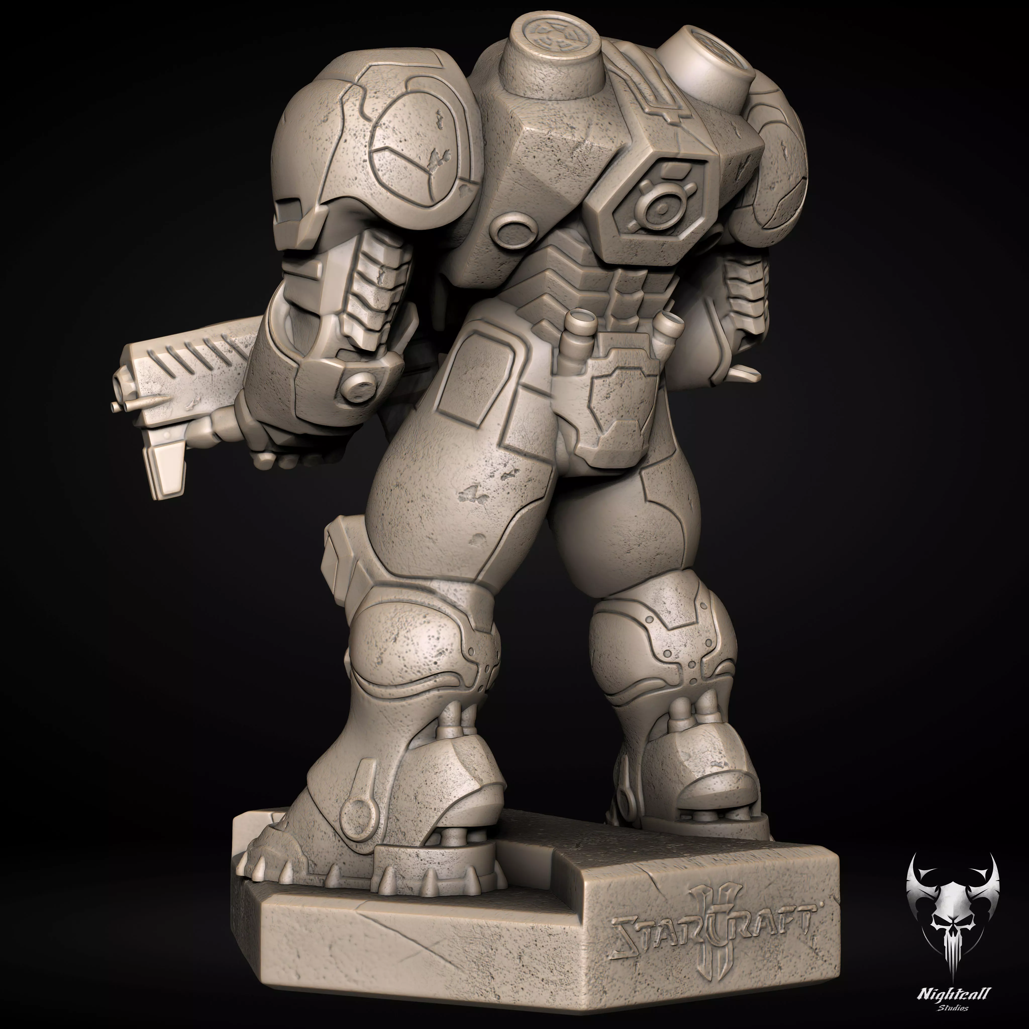 Starcraft Marine 3D Print Model  3D print model_5