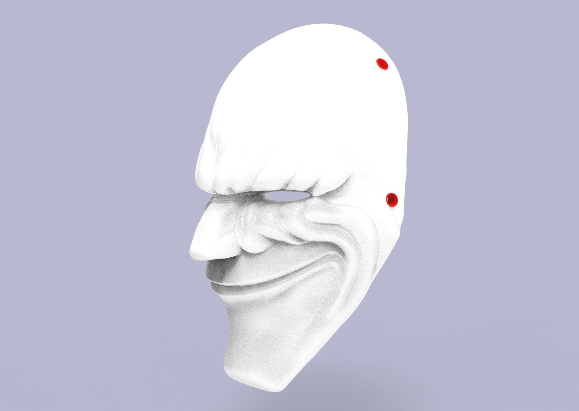 Mask Dallas Payday 3D print model_2