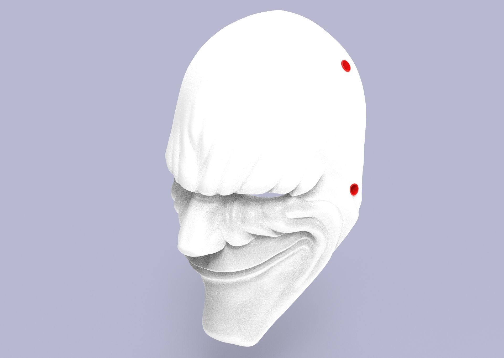 Mask Dallas Payday 3D print model_16