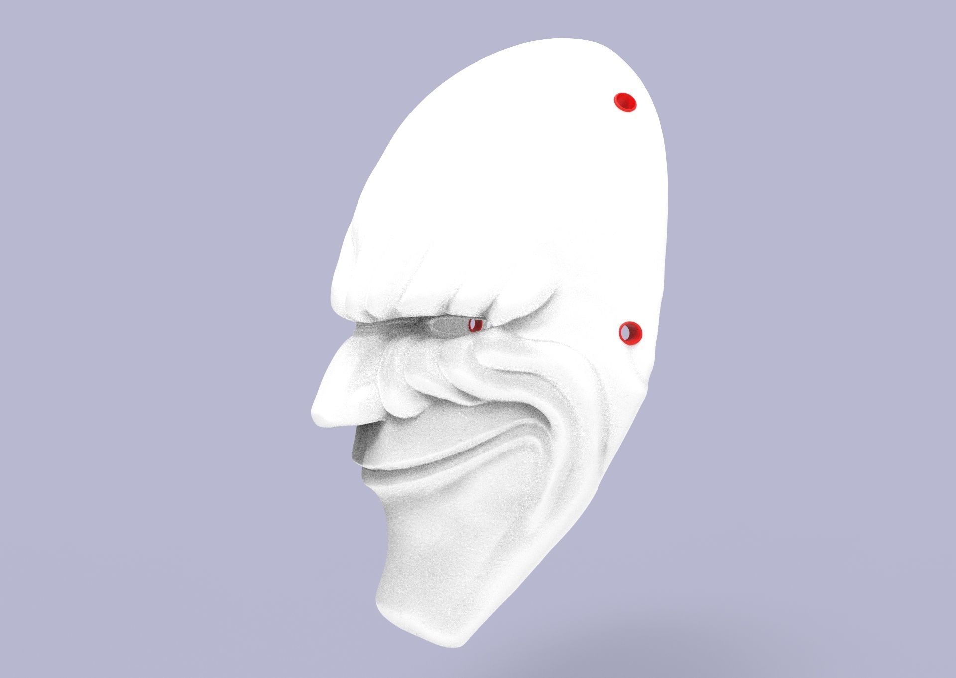 Mask Dallas Payday 3D print model_3