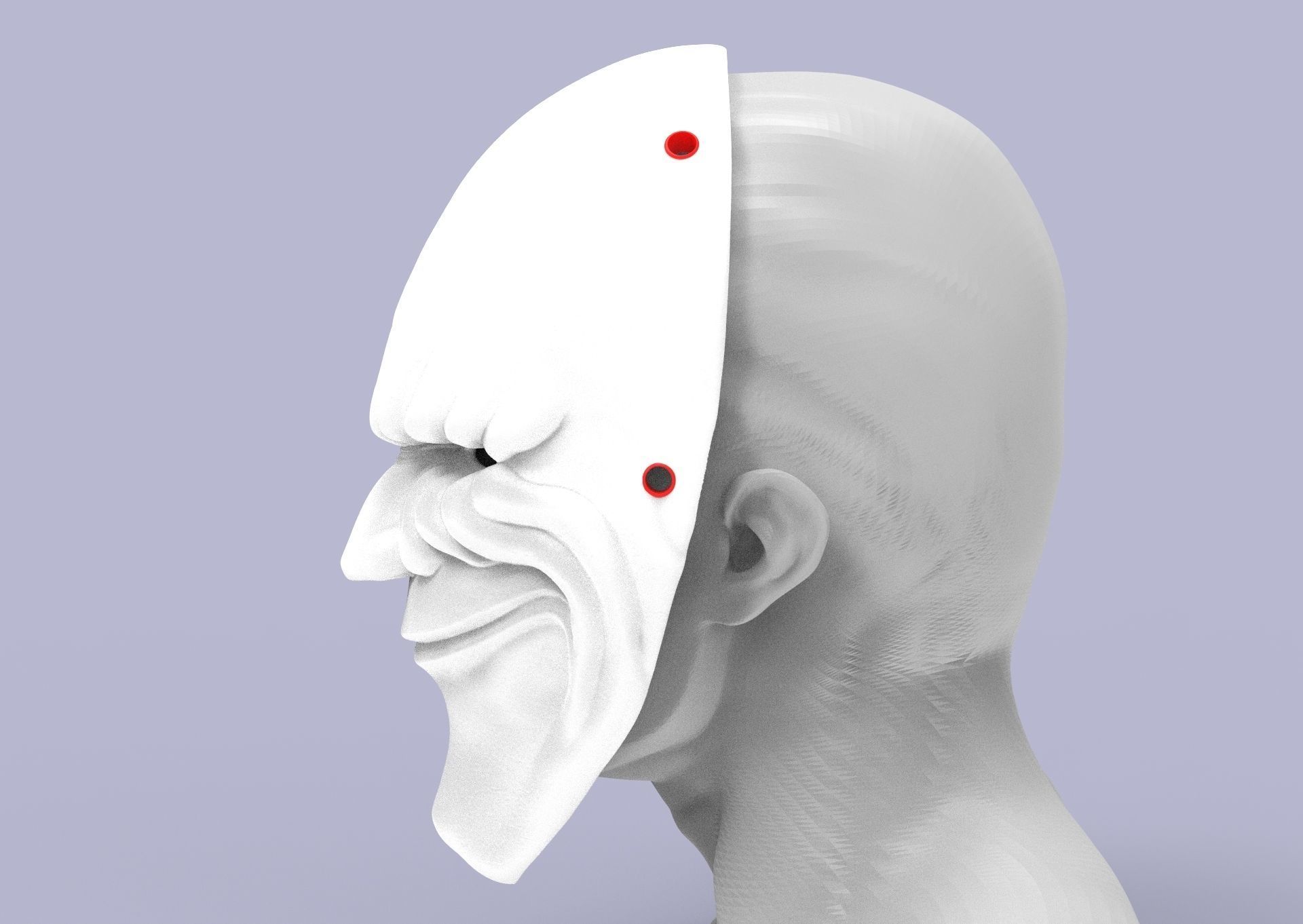 Mask Dallas Payday 3D print model_20