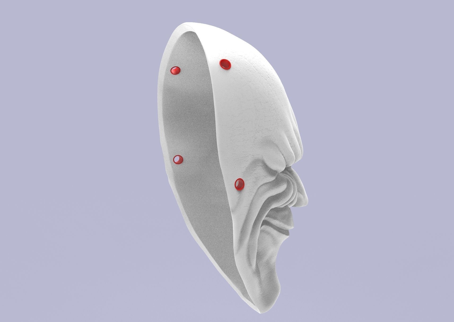 Mask Dallas Payday 3D print model_10