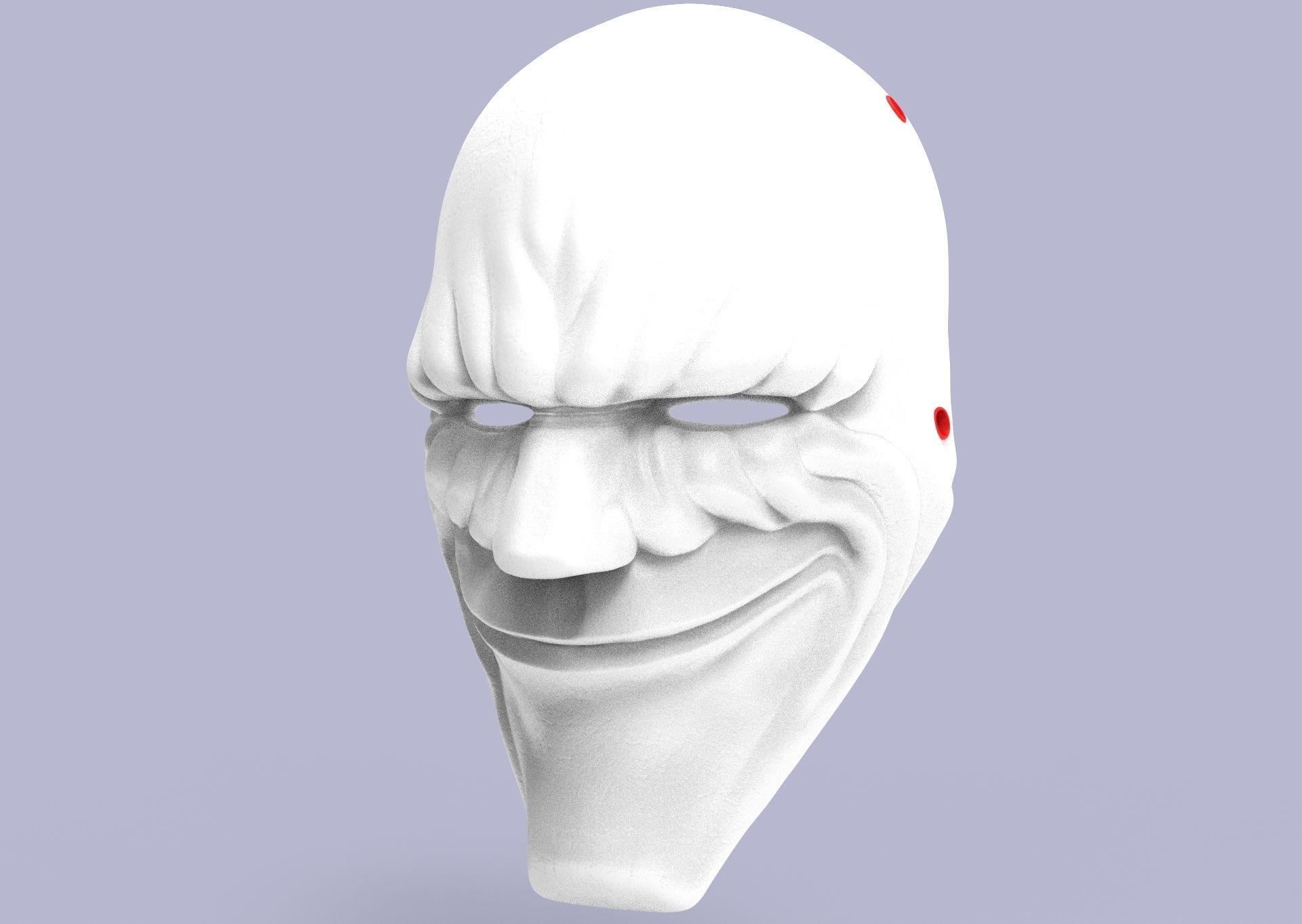 Mask Dallas Payday 3D print model_1
