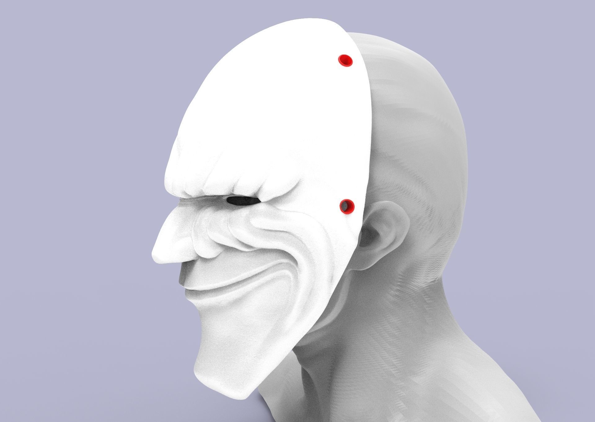 Mask Dallas Payday 3D print model_19