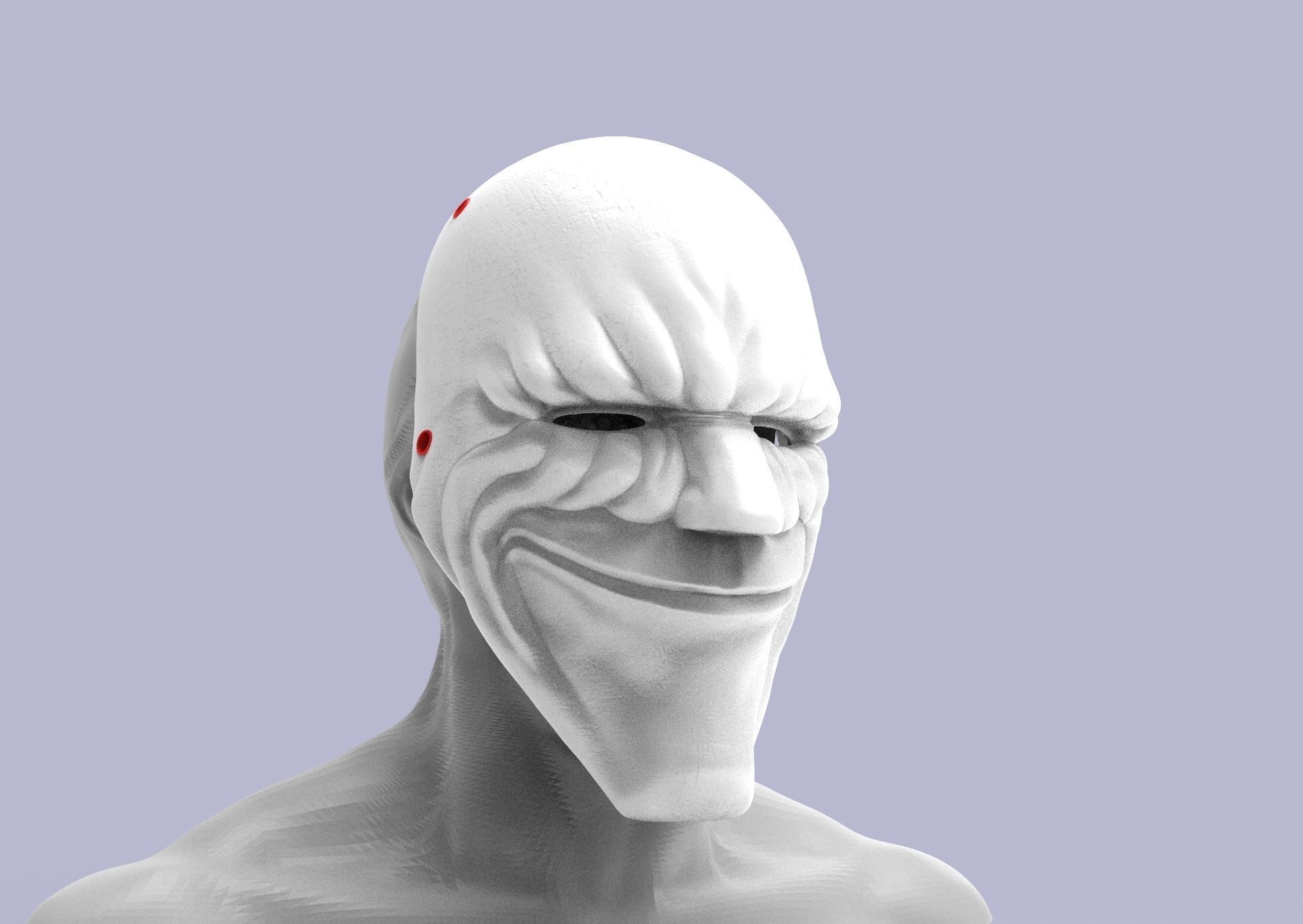 Mask Dallas Payday 3D print model_26