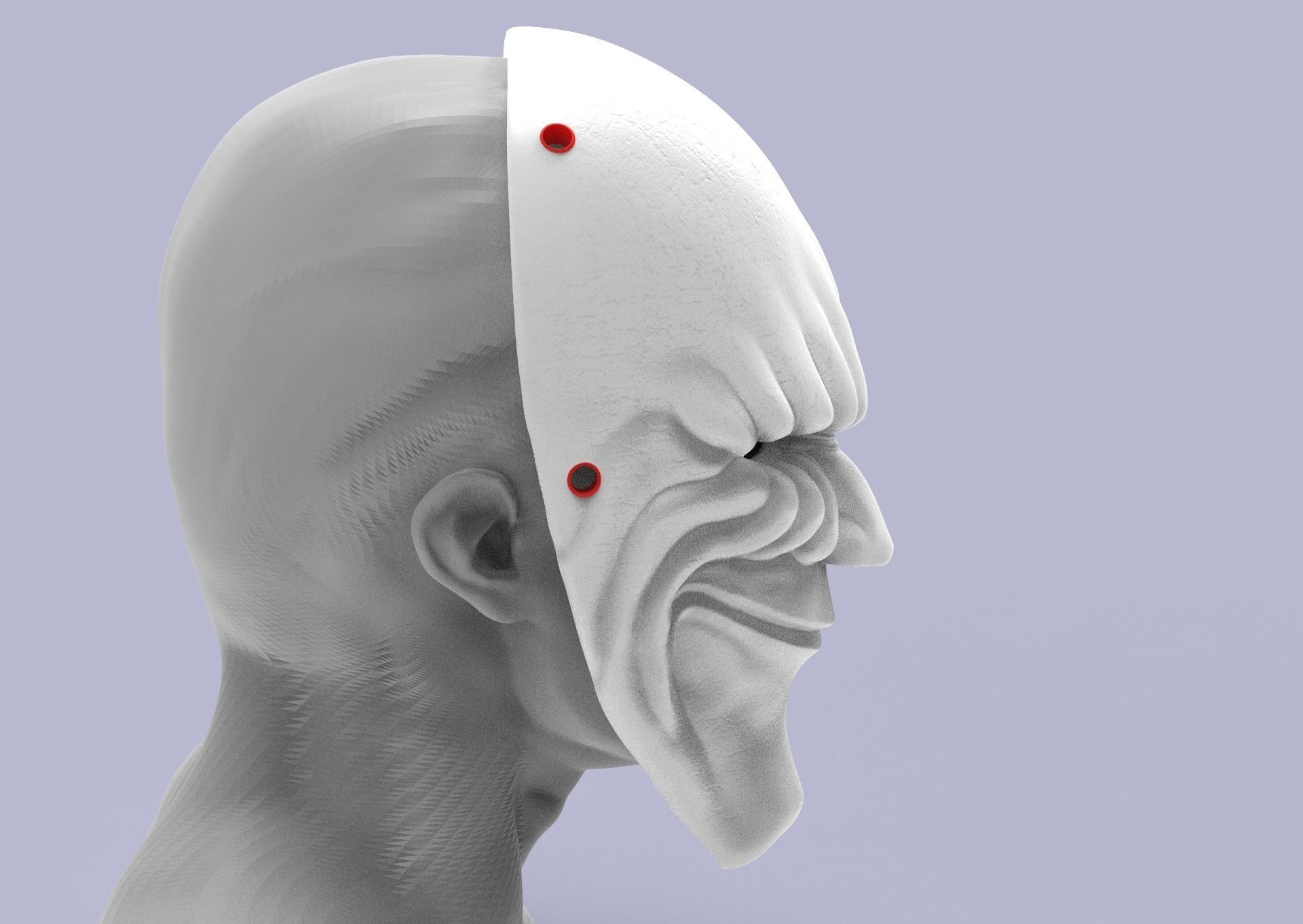 Mask Dallas Payday 3D print model_23