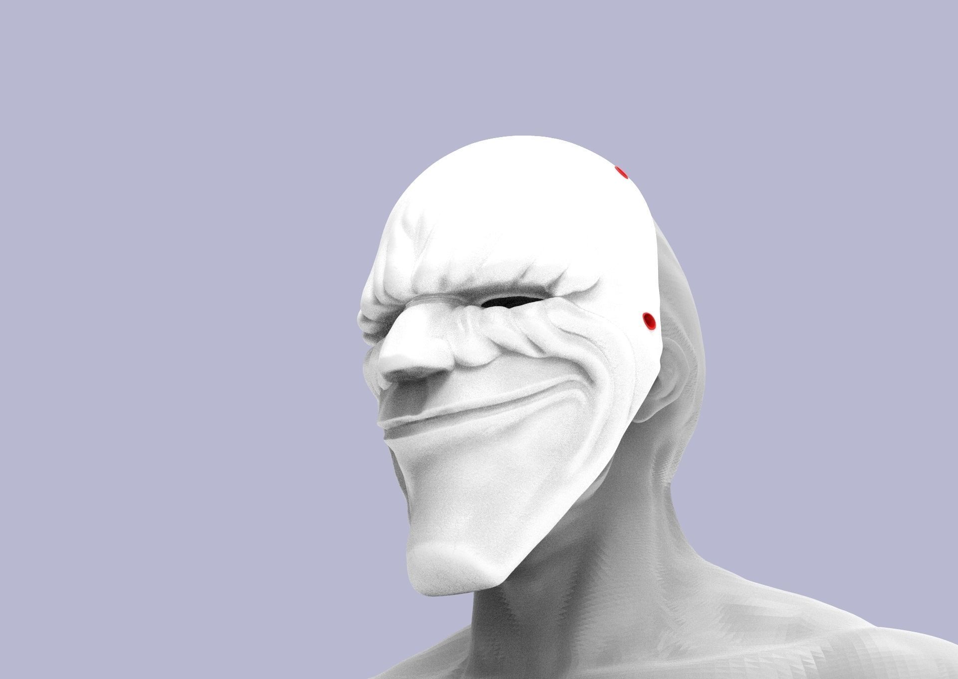 Mask Dallas Payday 3D print model_27