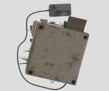 Detailed Old PC Low-poly 3D model_9