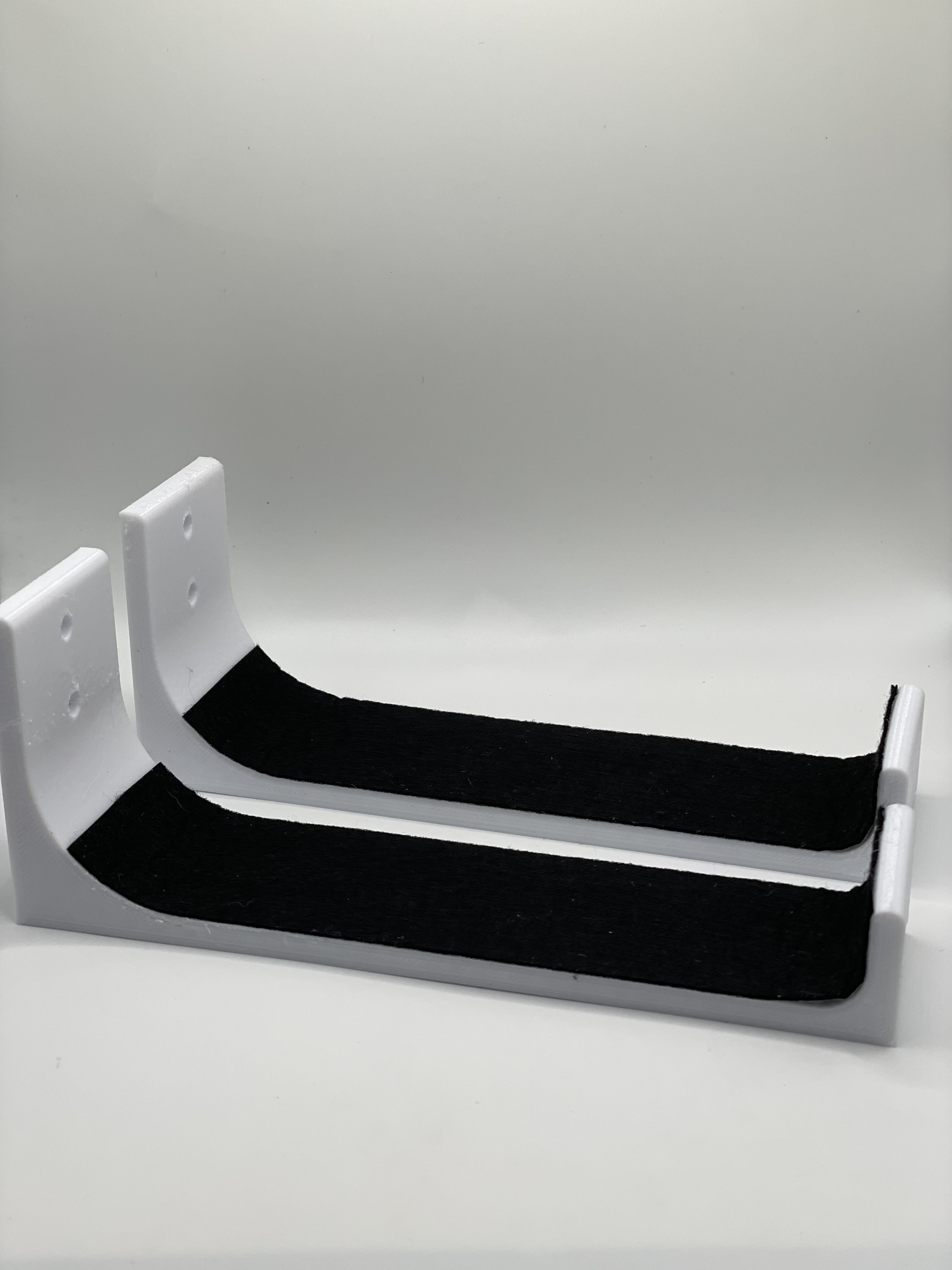 Surfboard Wall Mounted Rack  3D print model_3