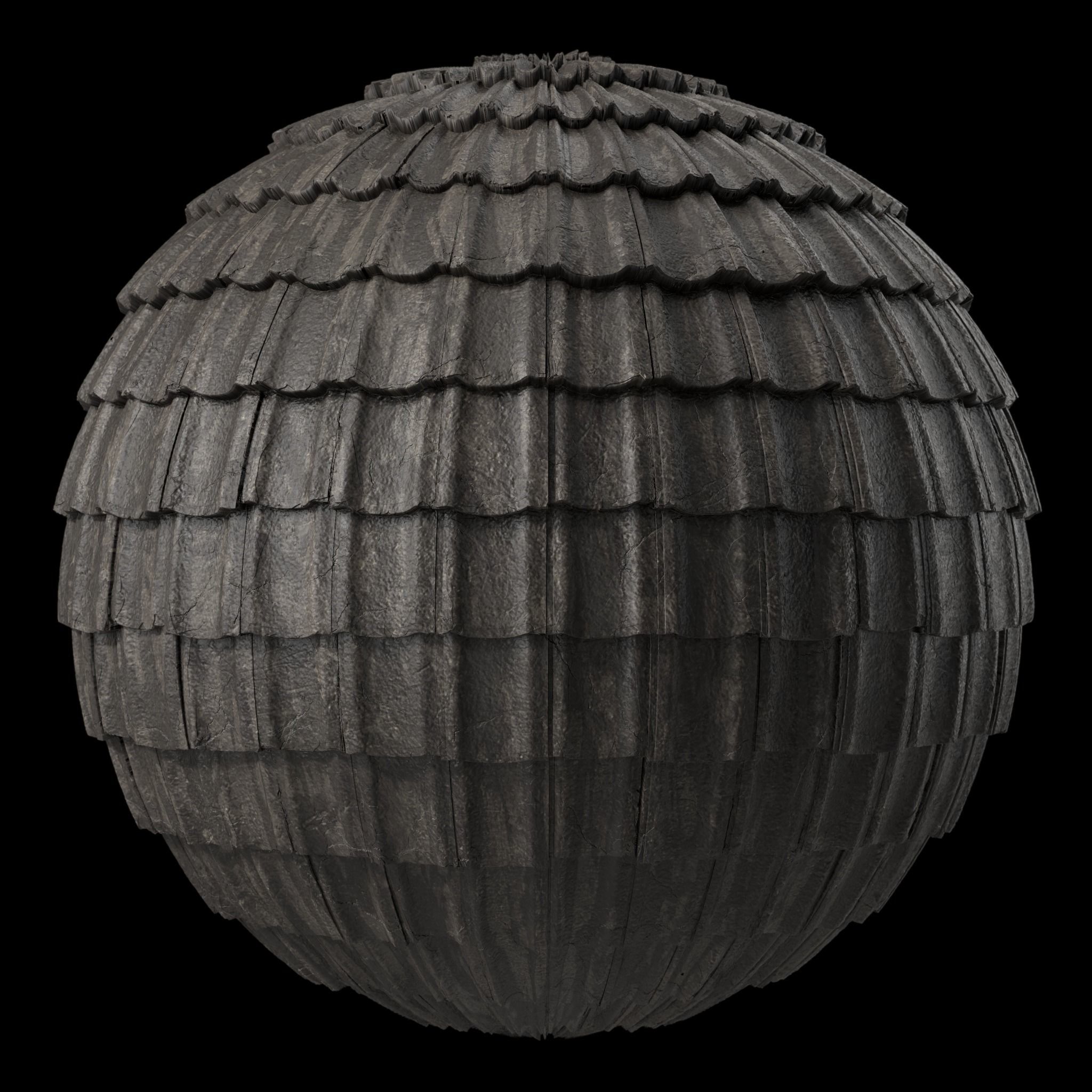 Roof Tile Materials 51- Concrete Roofing by Sbsar generator Texture_4