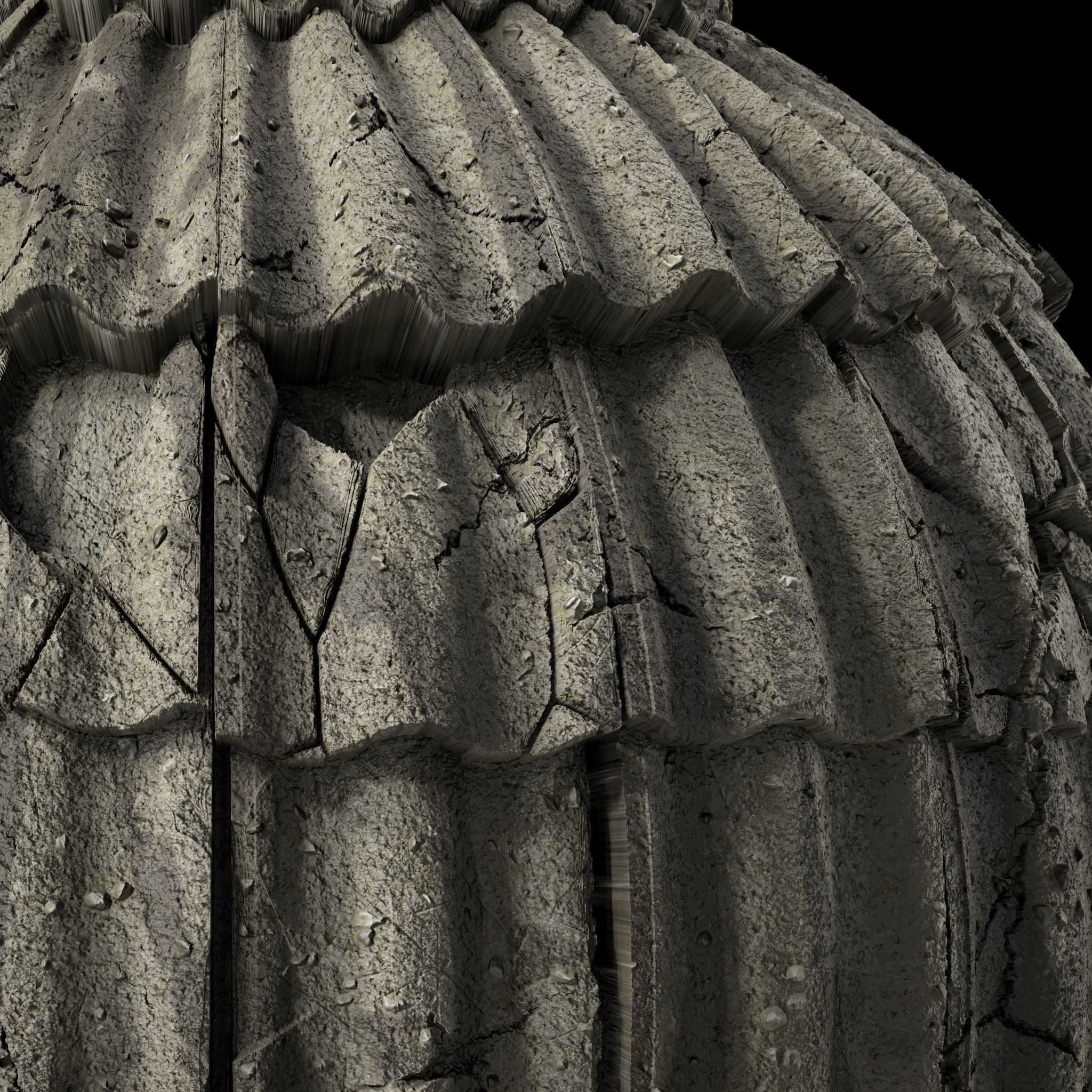Roof Tile Materials 52- Concrete Roofing by Sbsar generator Texture_2