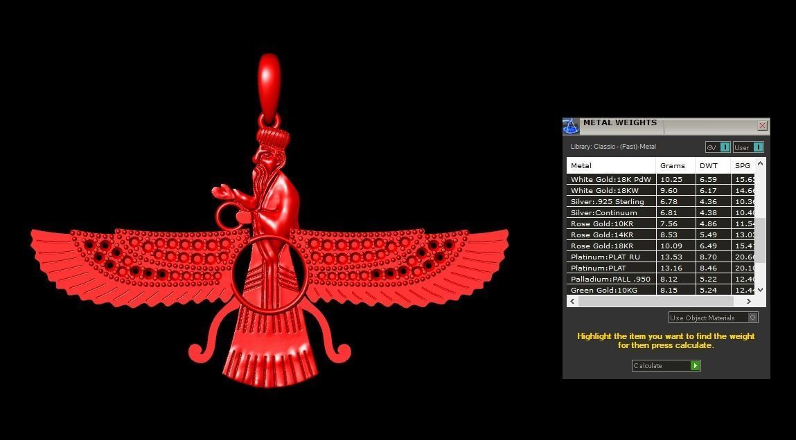 Pendant 545 3D print model_11