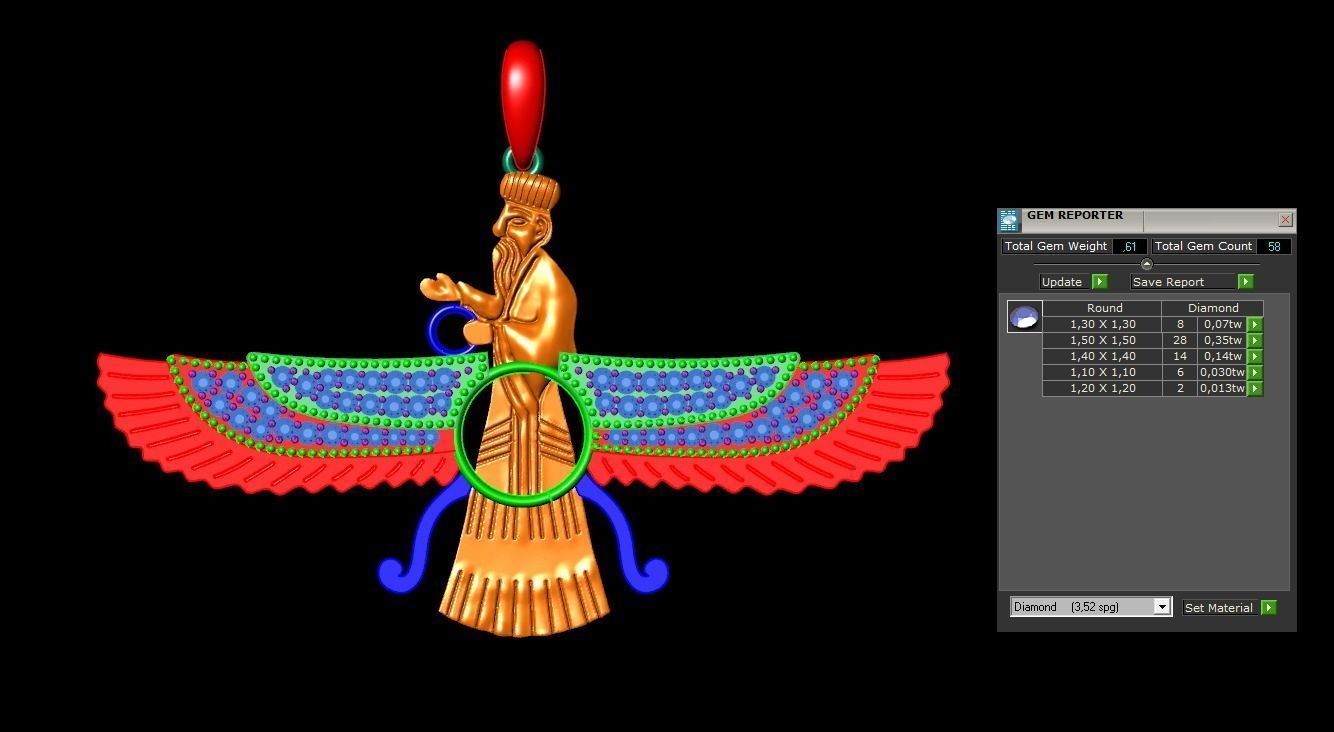 Pendant 545 3D print model_9