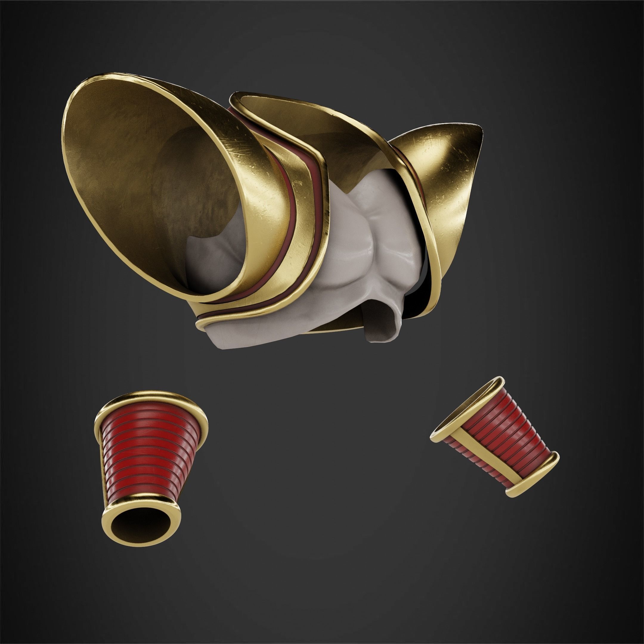 Dragon Ball Baby Vegeta Armor for Cosplay 3D print model_9