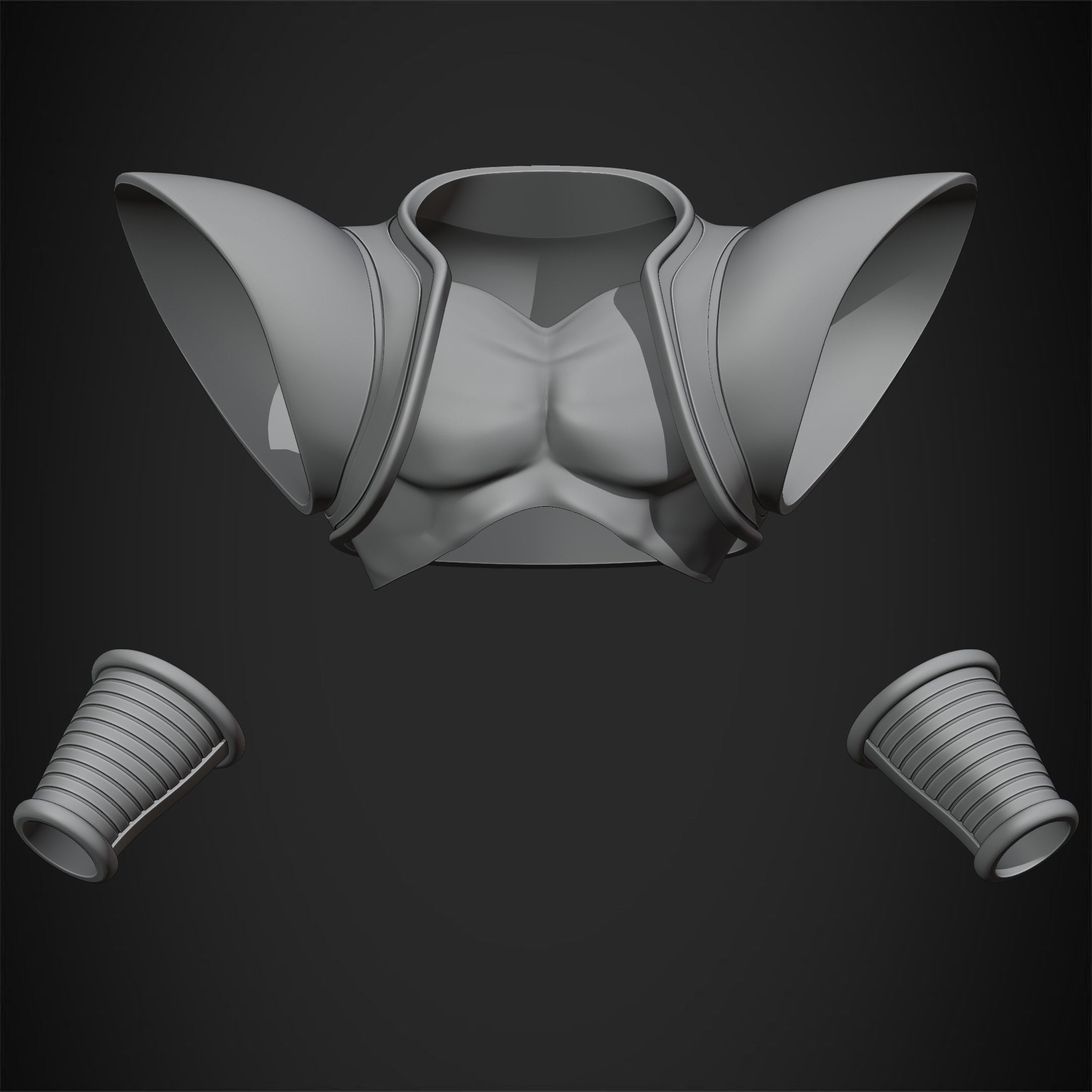 Dragon Ball Baby Vegeta Armor for Cosplay 3D print model_11