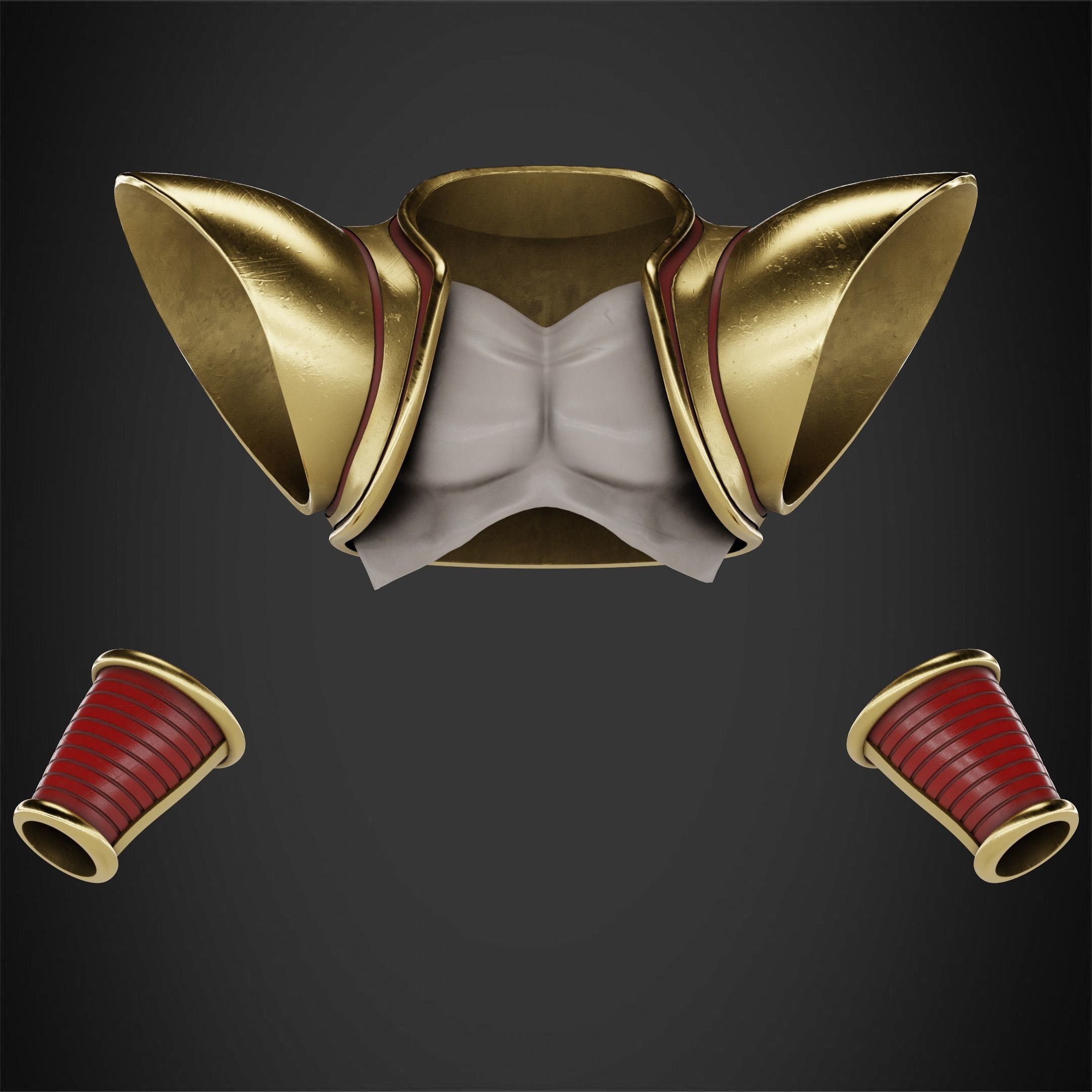 Dragon Ball Baby Vegeta Armor for Cosplay 3D print model_2