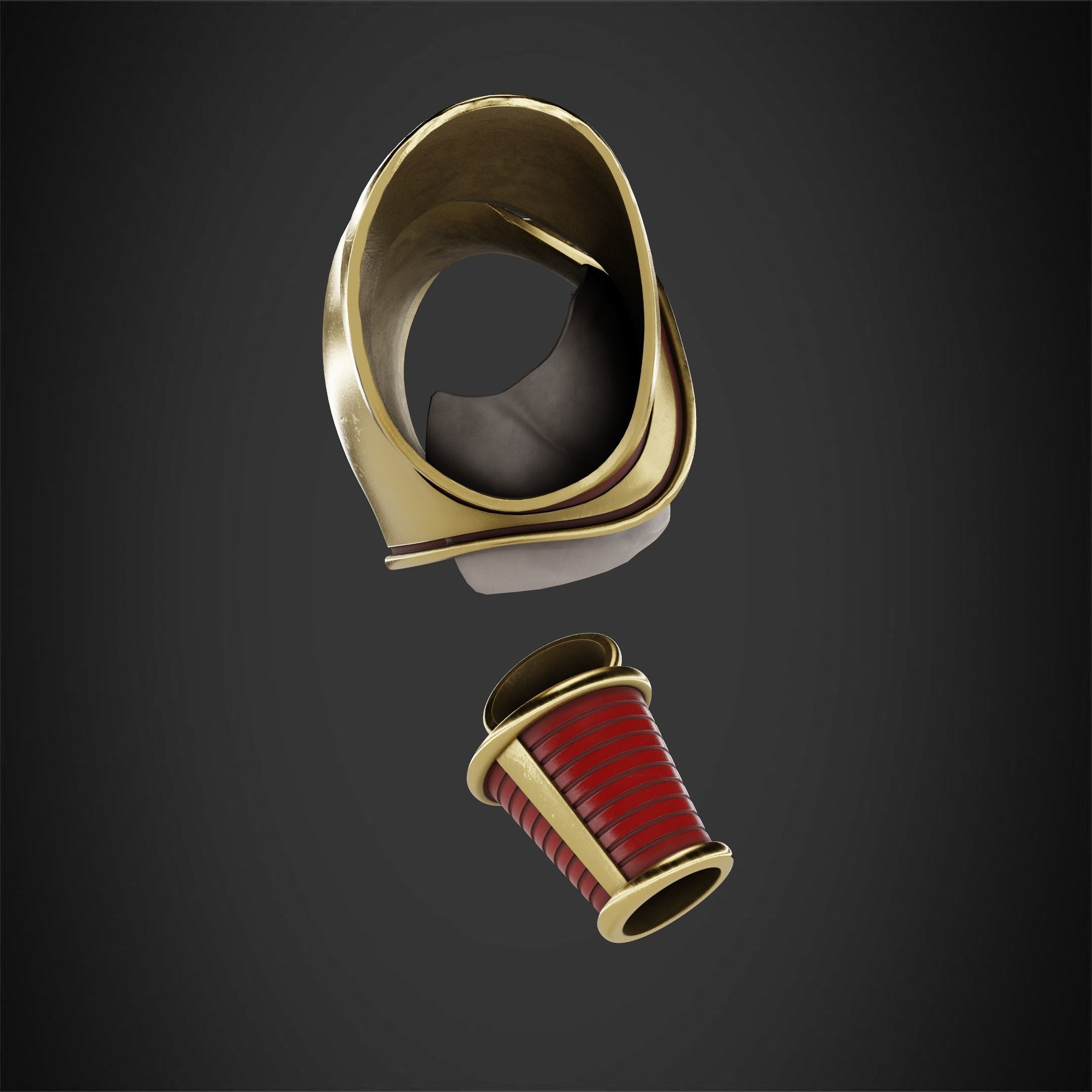 Dragon Ball Baby Vegeta Armor for Cosplay 3D print model_8