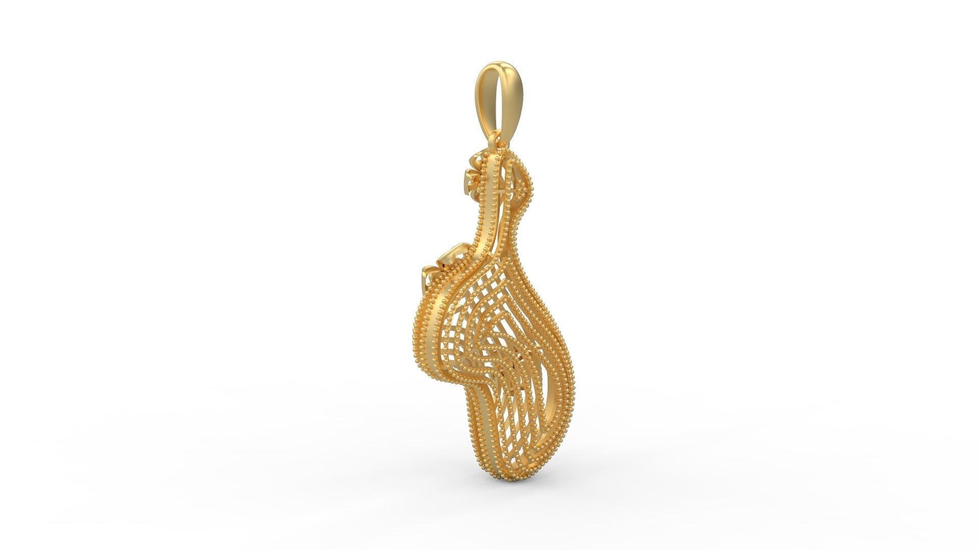 Pendant 594 3D print model_3