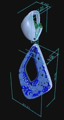 Pendant 541 3D print model_8