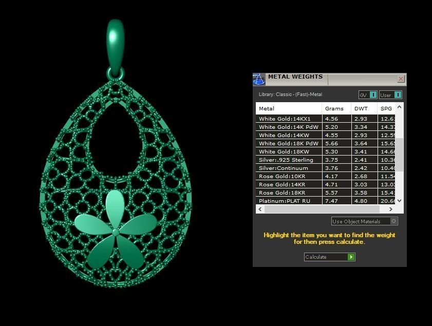 Pendant 580 3D print model_10