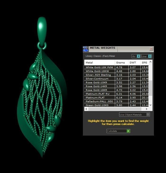 Pendant 535 3D print model_10
