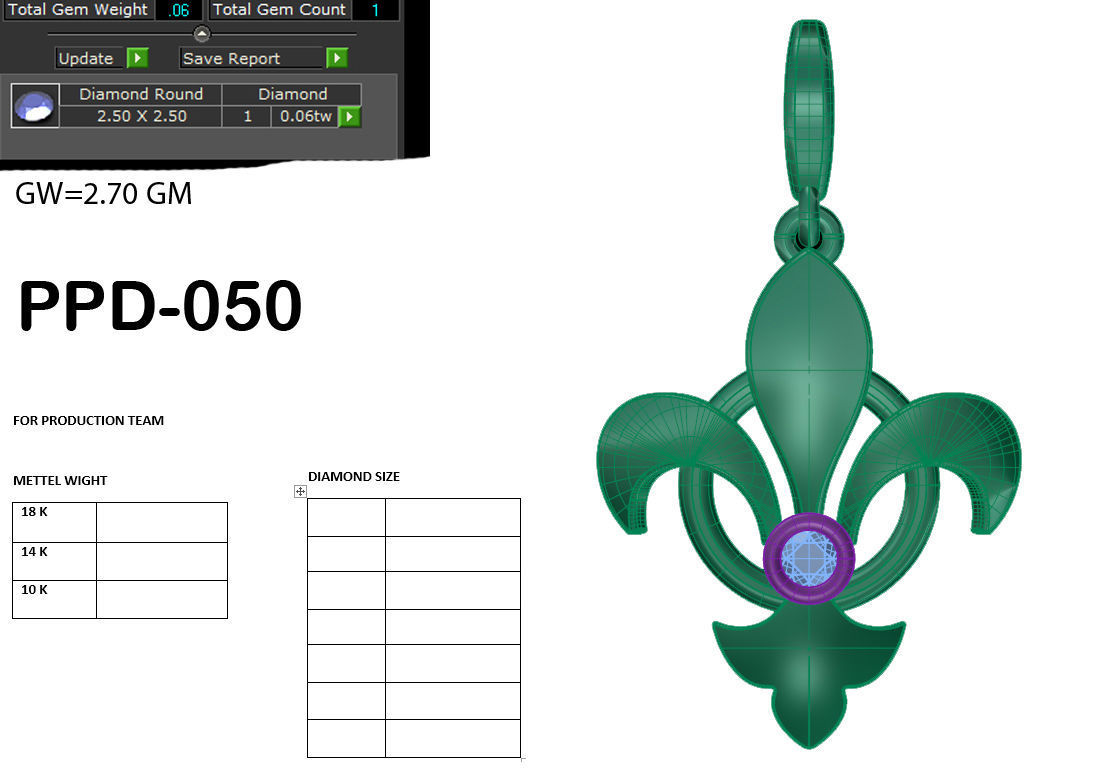 Pendant 530 3D print model_7