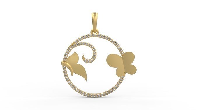 Pendant 555 3D print model