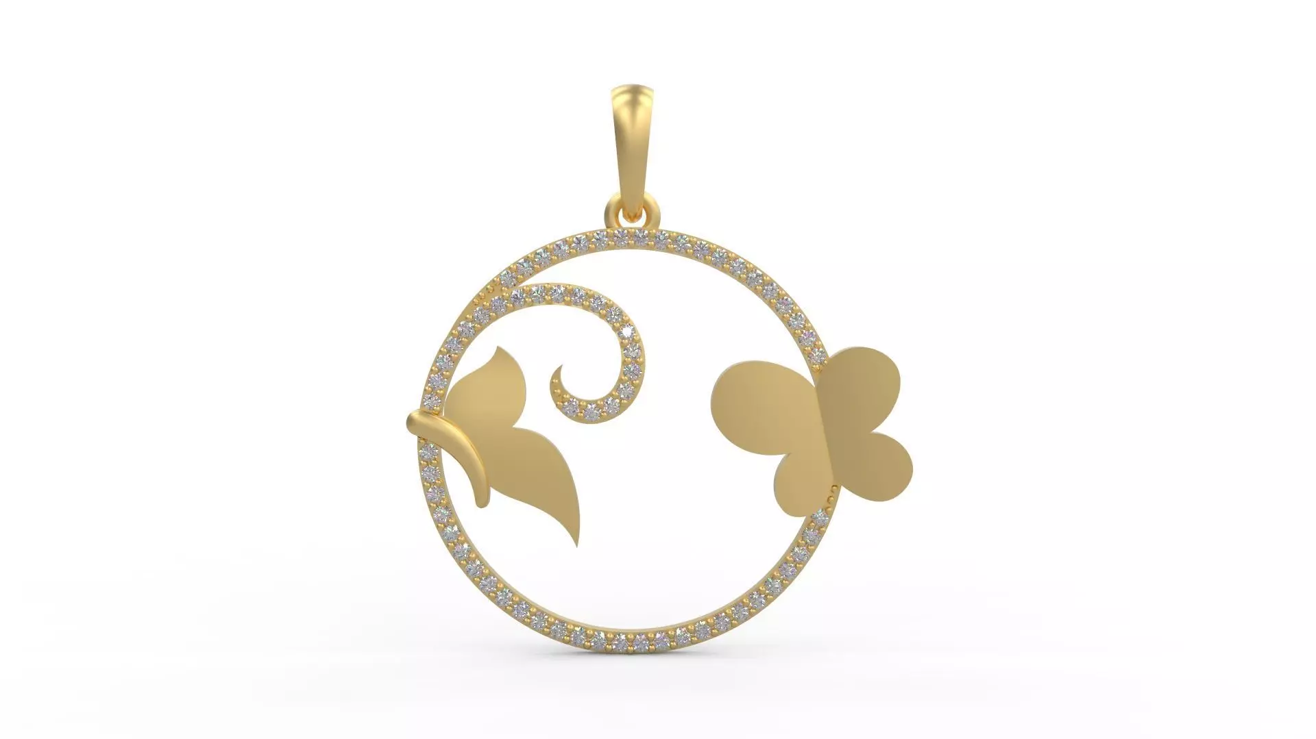 Pendant 555 3D print model
