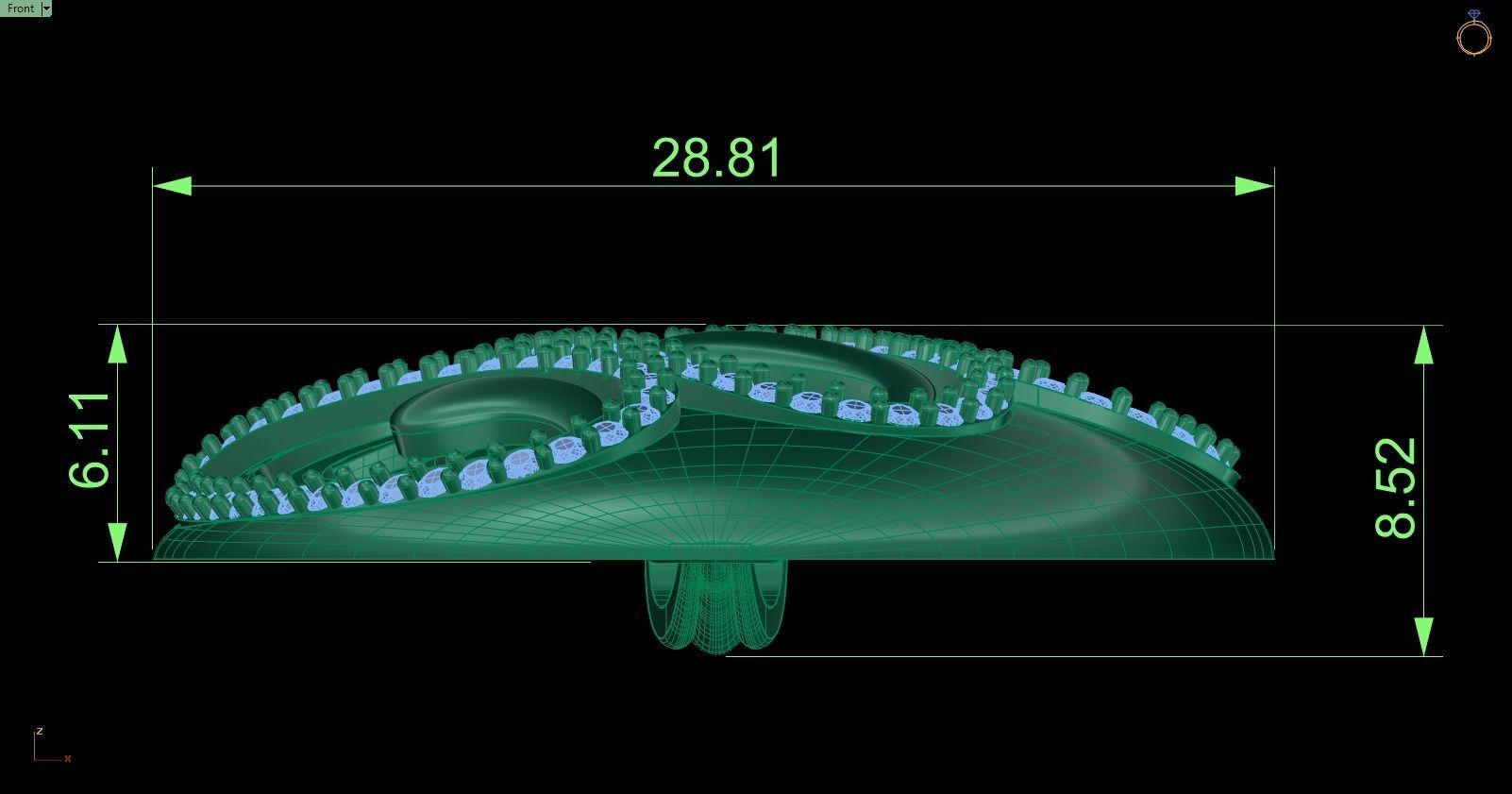 Pendant 519 3D print model_7