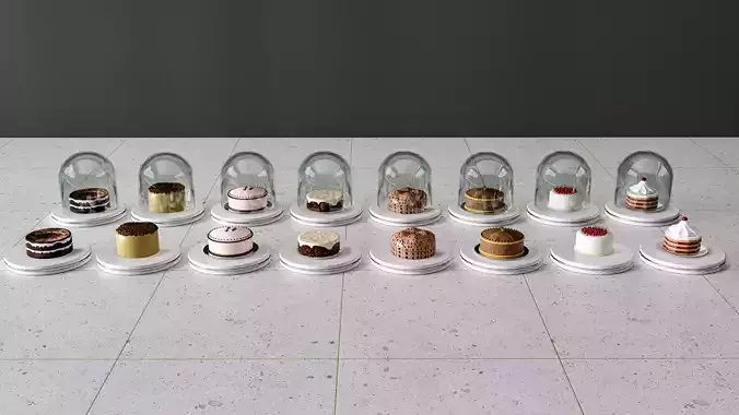 Cake Display 3D model