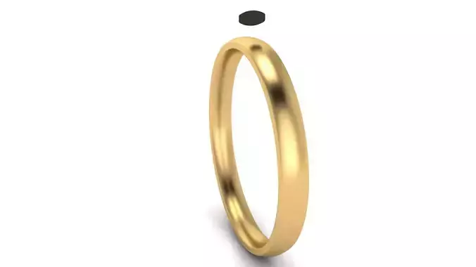 Traditional Wedding Band 2 mm Wide US SIZES