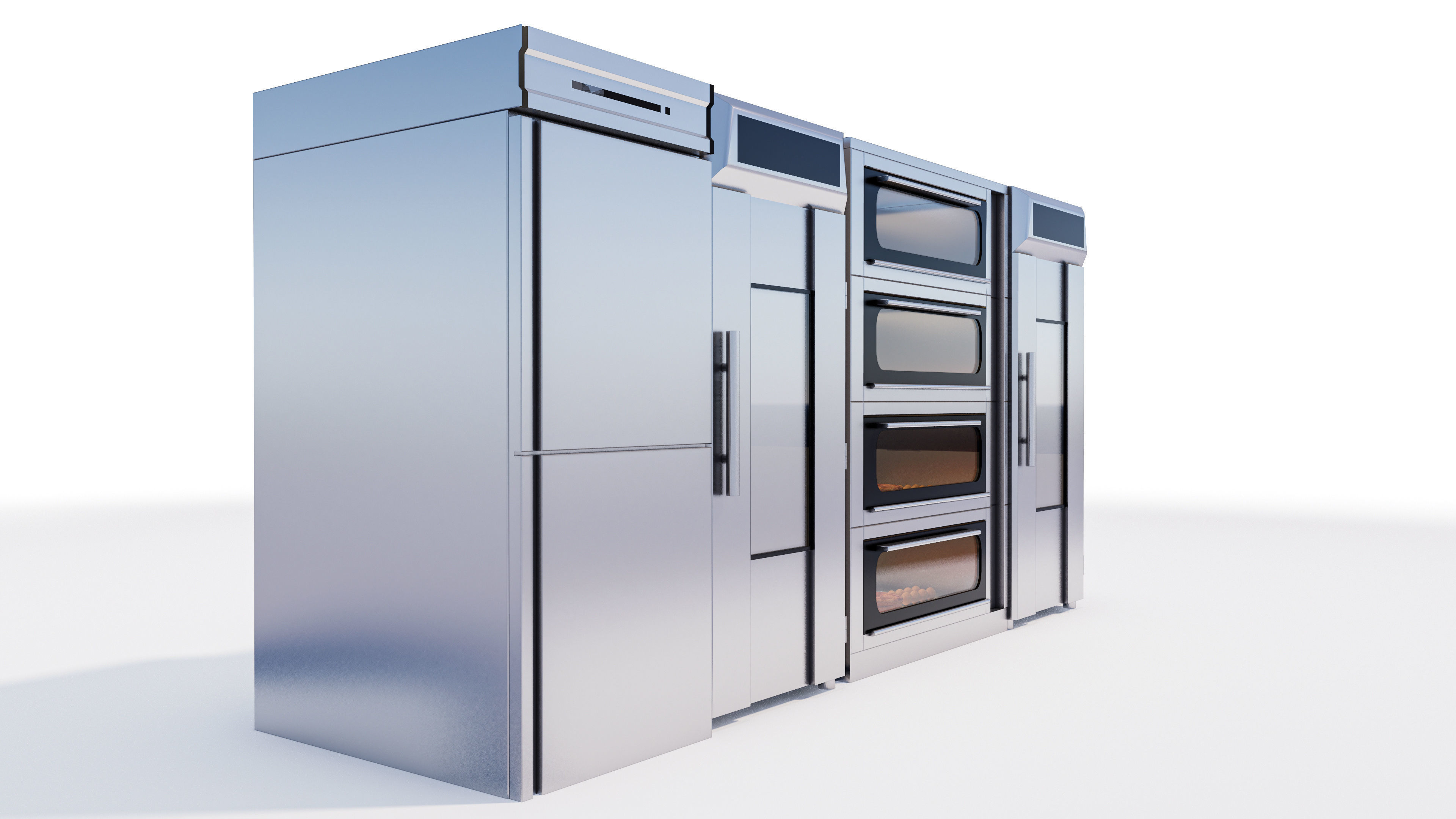 bakery baking ovens 3D model_4