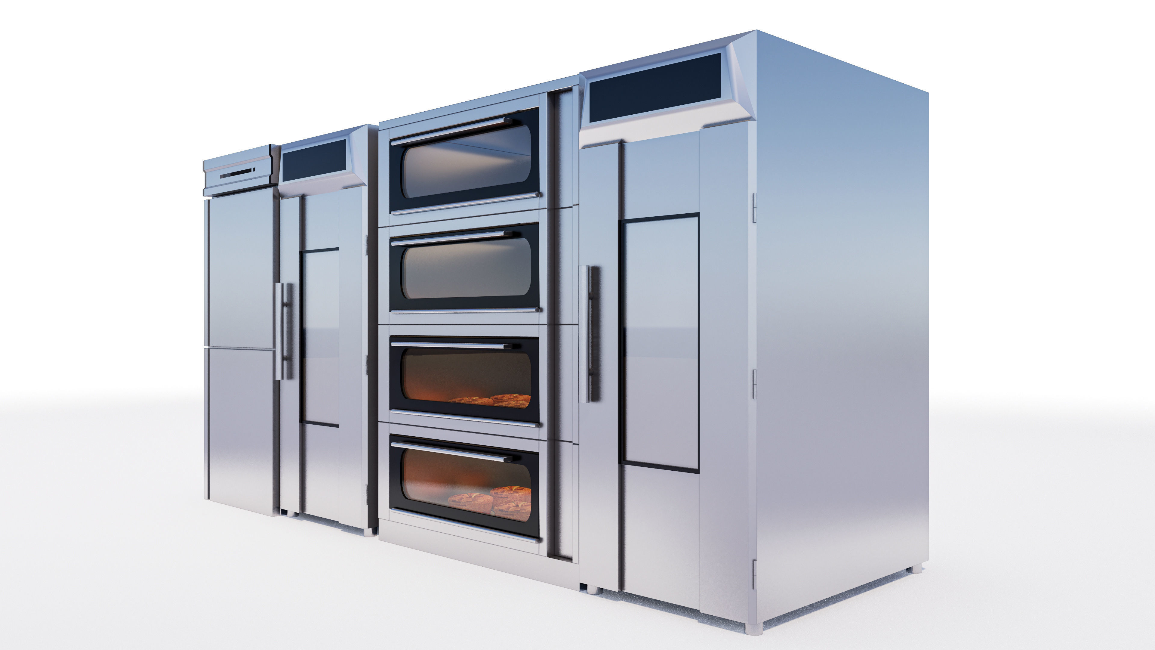 bakery baking ovens 3D model_3