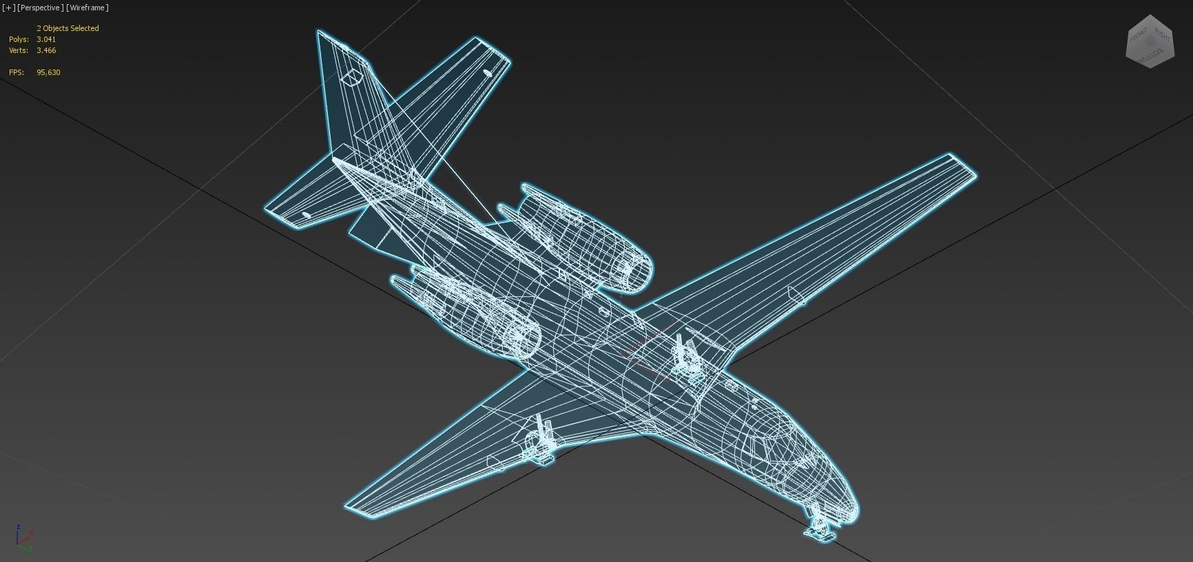 Citation Excel XLS Low Poly 6 livery Low-poly 3D model_9