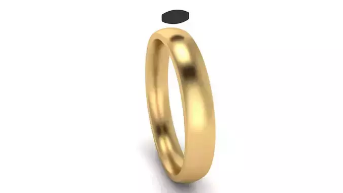 Traditional Wedding Band 3 mm Wide US SIZES