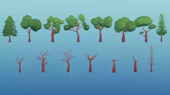 Low Poly Tree Pack