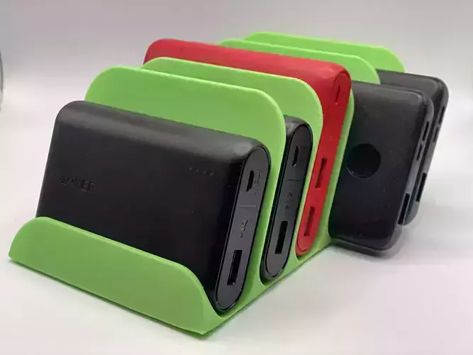 Phone and Battery Bank Organizer