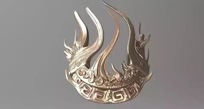 Mayan flame Headdress 1